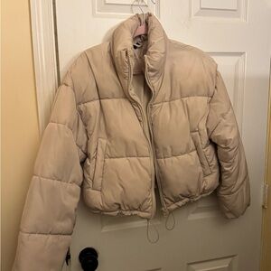 H&M Beige Puffer Jacket